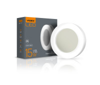 LED світильник ART IP65 круглий VIDEX 15W 5000K (VL-BHFR-155)