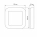 LED світильник ART IP65 квадратний Videx 15W 5000K (VL-BHFS-155)