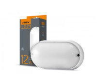 LED світильник (ЖКХ) овальній VIDEX 12W 5000K (VL-BHO-125PW)