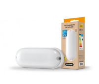 LED світильник (ЖКХ) овальний VIDEX 7W 5000K (VL-BHO-075PW)