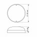 LED світильник (ЖКХ) круглий VIDEX 9W 5000K (VL-BHR-095PW)