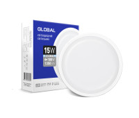 Антивандальний LED-світильник GLOBAL 15W 5000K (IP65) для ЖКГ коло (1-GBH-1550-C)