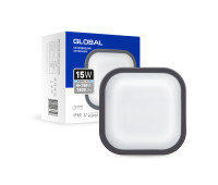Антивандальний LED-світильник GLOBAL 1-GBH-08-1550-S 15W 5000K (1-GBH-08-1550-S)
