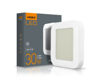LED світильник ART IP65 квадратний VIDEX 30W 5000K (VL-BHFS-305)