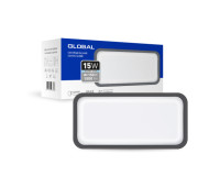 Антивандальний LED-світильник GLOBAL 1-GBH-08-1550-R 15W 5000K