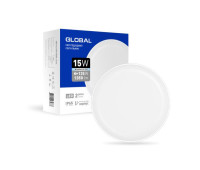 Антивандальний LED-світильник GLOBAL GBH 02 15W 5000K (круг)
