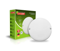 LED Світильник круглий накладний ЖКХ 18W-5000K EUROLAMP (LED-NLR-18/50(G5))