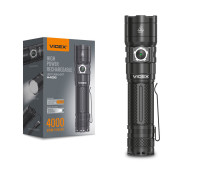 Портативний світлодіодний ліхтарик VIDEX VLF-A406 4000Lm 6500K