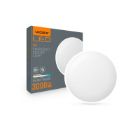 LED Світильник аварійний накладний з датчиком руху VIDEX 30W 2700-6500K 220V