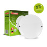 EUROLAMP LED Світильник круглий накладний ЖКХ з датчиком руху 20W 5000K G9