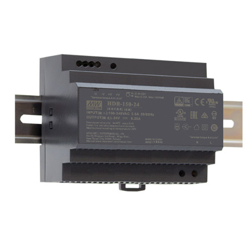 Джерело живлення HDR-150-24 MEAN WELL (DIN-rail)