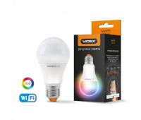 LED смарт лампа VIDEX A60 RGB CW WI-FI 12W E27 (VL-A60RGBCW-1227-WIFI)