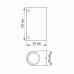 LED Світильник архітектурний AR022B IP54 VIDEX GU10x2 (VL-AR022B)