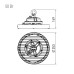 Підвісний світильник MAXUS ASSISTANCE HIGHBAY BASIC 50W 850 IP65 BL 02
