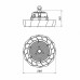 Підвісний промисловий LED-світильник MAXUS ASSISTANCE HIGHBAY PRO 150W CRI80 5000K IP65 DIMM BLACK