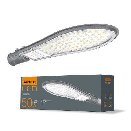 LED вуличний ліхтар VIDEX IP65 50W 5000K (VL-SLE15-506)