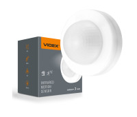 Датчик руху та освітленості VIDEX VL-SPC46W 220V 2000W інфрачервоний білий