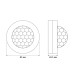 Датчик руху та освітленості VIDEX VL-SPC46W 220V 2000W інфрачервоний білий