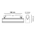 Магнітний трековий світильник STLC LTR-MS503-500-15W OSRAM