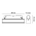 Магнітний трековий світильник STLC LTR-MS505-300-10W OSRAM