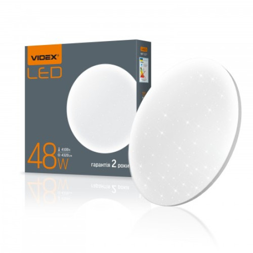LED світильник настінно-стельовий VIDEX 48W 4100K Зоряне небо (VL-CLR-484S)