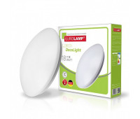 Світлодіодний LED Світильник EUROLAMP круглий накладний NEW 18W 4000K (LED-NLR-18/4(F)new)