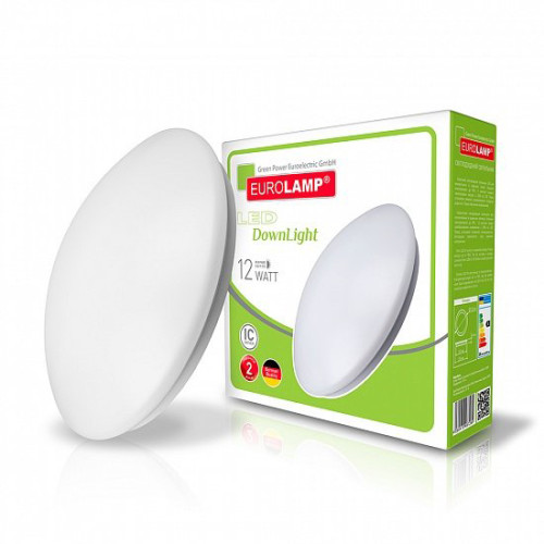 EUROLAMP LED Світильник круглий накладний NEW 12W 4000K (LED-NLR-12/4(F)new)