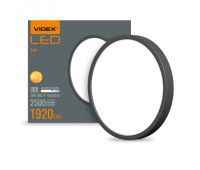 LED Світильник круглий накладний VIDEX 24W 5000K Black (VL-DLRS-245B)