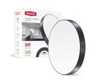 Світильник світлодіодний 1-MSP-3641-SLB MAXUS SP Ceiling 36W 4100K Circle Slim Black