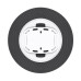 Світильник світлодіодний 1-MSP-3641-SLB MAXUS SP Ceiling 36W 4100K Circle Slim Black