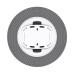 Світильник світлодіодний 1-MSP-3641-SLG MAXUS SP Ceiling 36W 4100K Circle Slim Gray