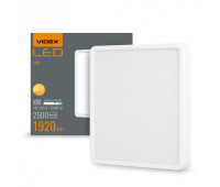 LED Світильник накладний квадрат VIDEX 24W 5000K White (VL-DLSS-245)