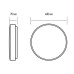 Світильник світлодіодний настінно-стельовий Maxus Ceiling light 50W 4100K C (коло)