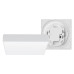 Накладний настінно-стельовий світлодіодний світильник 1-MSP-2441-SSW MAXUS SP Ceiling 24W 4100K Square Slim White