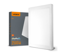 LED світильник квадратний VIDEX DL6S 24W 3000K-4000K-6500K White