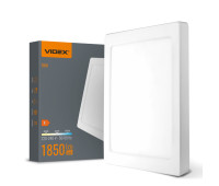 LED світильник квадратний VIDEX DL6S 18W 3000K-4000K-6500K White