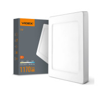 LED світильник квадратний VIDEX DL6S 12W 3000K-4000K-6500K White