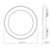 LED світильник круглий VIDEX DL6R 12W 3000K-4000K-6500K White