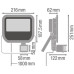 Світильник FLOOD LED 50W/3000K BK 100DEG S IP65 Ledvance 4058075143579
