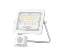 LED прожектор VIDEX F2e 10W 5000K з датчиком руху та освітленості (VL-F2e105W-S)
