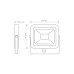 Прожектор MAXUS FL-01 10W 5000K (1-MFL-01-1050)