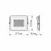 LED прожектор VIDEX F2e 100W 5000K (VL-F2e-1005W)