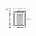Світлодіодний EUROLAMP LED SMD Прожектор сірий з радіатором 30W 5000K (LED-FL-30(gray))