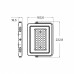 Світлодіодний EUROLAMP LED SMD Прожектор сірий з радіатором 50W 5000K (LED-FL-50(gray))