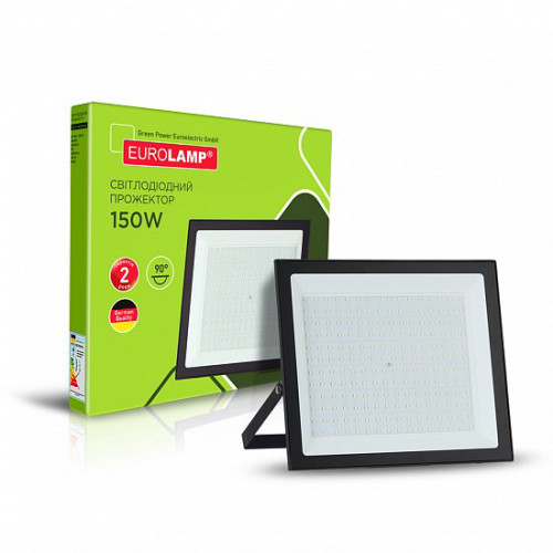 Світлодіодний EUROLAMP LED SMD Прожектор чорний з радіатором 150W 5000K