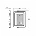 Світлодіодний EUROLAMP LED SMD Прожектор чорний з радіатором 150W 5000K