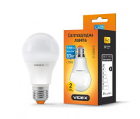 LED лампа VIDEX A60e 10W E27 3000K (VL-A60e-10273)