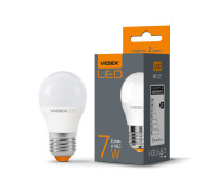 LED лампа VIDEX G45e 7W E27 4100K (VL-G45e-07274)
